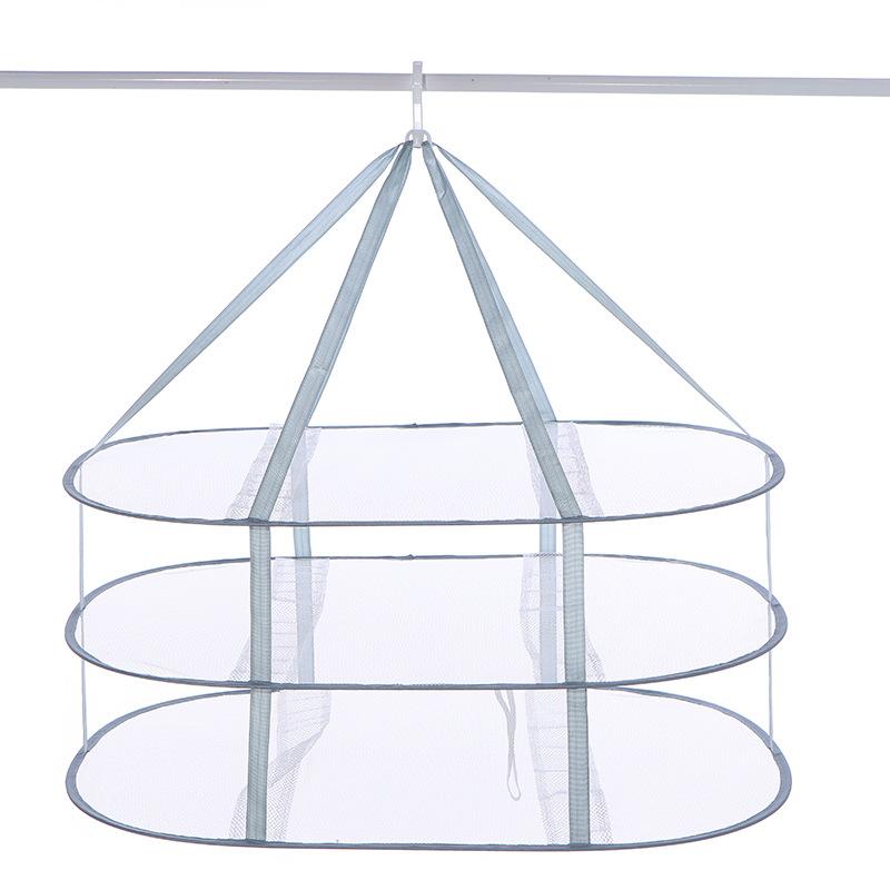 Gefaltetes Mesh-Kleidungsnetz zum Trocknen von Kleidung, flach liegend, zum Trocknen von Kleidern im Innen- und Außenbereich, für empfindliche Handtücher, Socken, Badeanzüge von Joom DACH