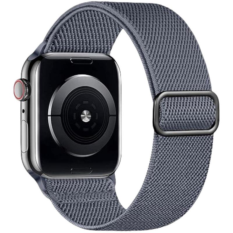 Geflochtenes Nylon Apple Smartwatch-Armband mit verstellbarer Schiebeschnalle für alle Serien 38mm/40mm/41mm no package von Joom DACH