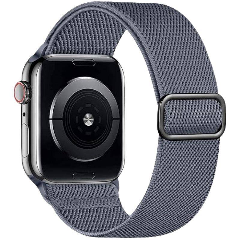 Geflochtenes Nylon Apple Smartwatch-Armband mit verstellbarer Schiebeschnalle für alle Serien 38mm/40mm/41mm no package von Joom DACH