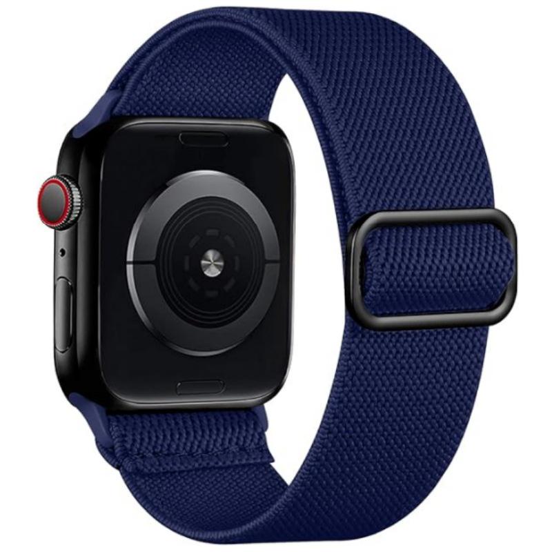 Geflochtenes Nylon Apple Smartwatch-Armband mit verstellbarer Schiebeschnalle für alle Serien 38mm/40mm/41mm no package von Joom DACH