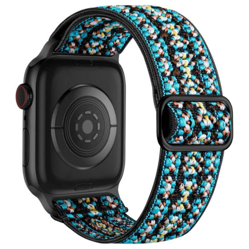 Geflochtenes Nylon Apple Smartwatch-Armband mit verstellbarer Schiebeschnalle für alle Serien 38mm/40mm/41mm no package von Joom DACH