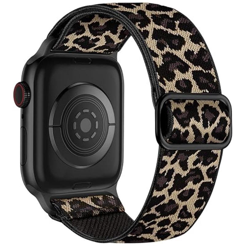 Geflochtenes Nylon Apple Smartwatch-Armband mit verstellbarer Schiebeschnalle für alle Serien 42mm/44mm/45mm/49mm with package von Joom DACH