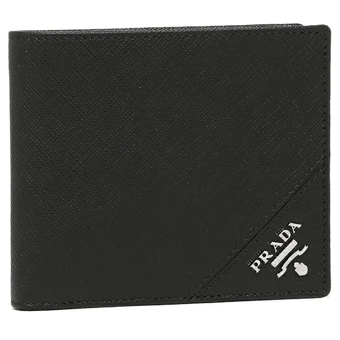 Geldbörse 2MO738 QME F0002 SAFFIANO METALLO PORTAFOGLIO Bifold Wallet SCHWARZ [Prada] Herren [Artikel] von Joom DACH