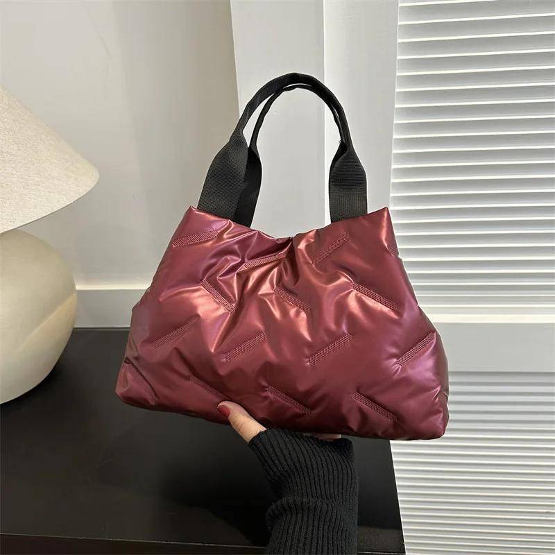 Geldbörsen und Handtaschen Multifunktionale Casual Daunentaschen Damen Tragetaschen Damen Tragetaschen Reisetaschen Damen Designer Taschen one size rot von Joom DACH