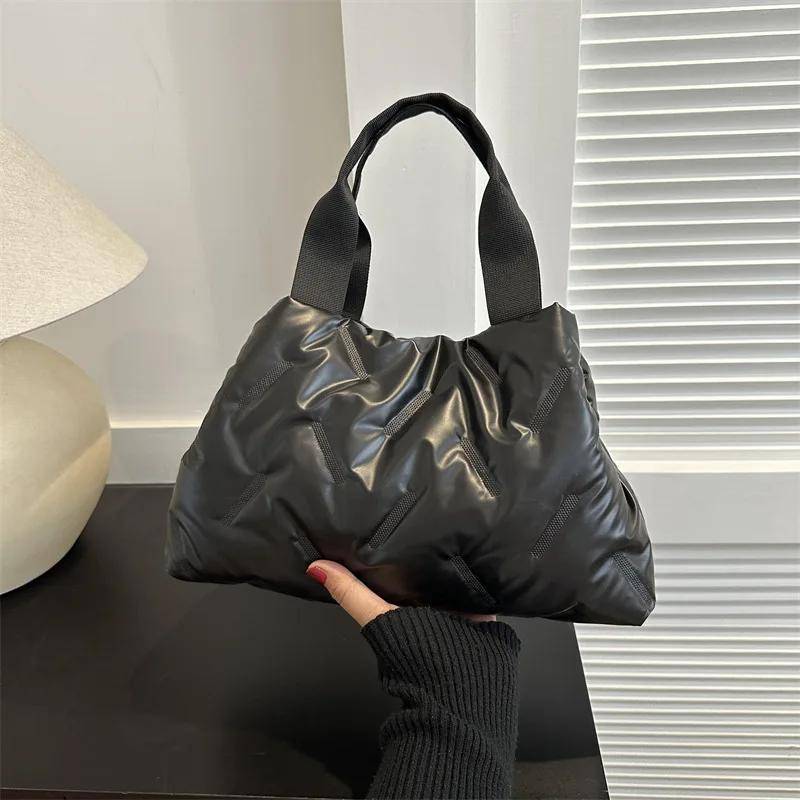 Geldbörsen und Handtaschen Multifunktionale Casual Daunentaschen Damen Tragetaschen Damen Tragetaschen Reisetaschen Damen Designer Taschen one size schwarz von Joom DACH