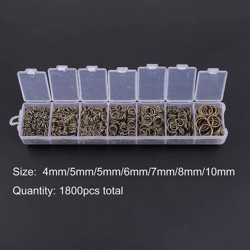 Gemischte Stile Schmuckzubehör Biegeringe Verschlüsse Becher Ohrhaken Biegering Haken Stift Box-Sets für DIY Zubehör Schmuckherstellung von Joom DACH