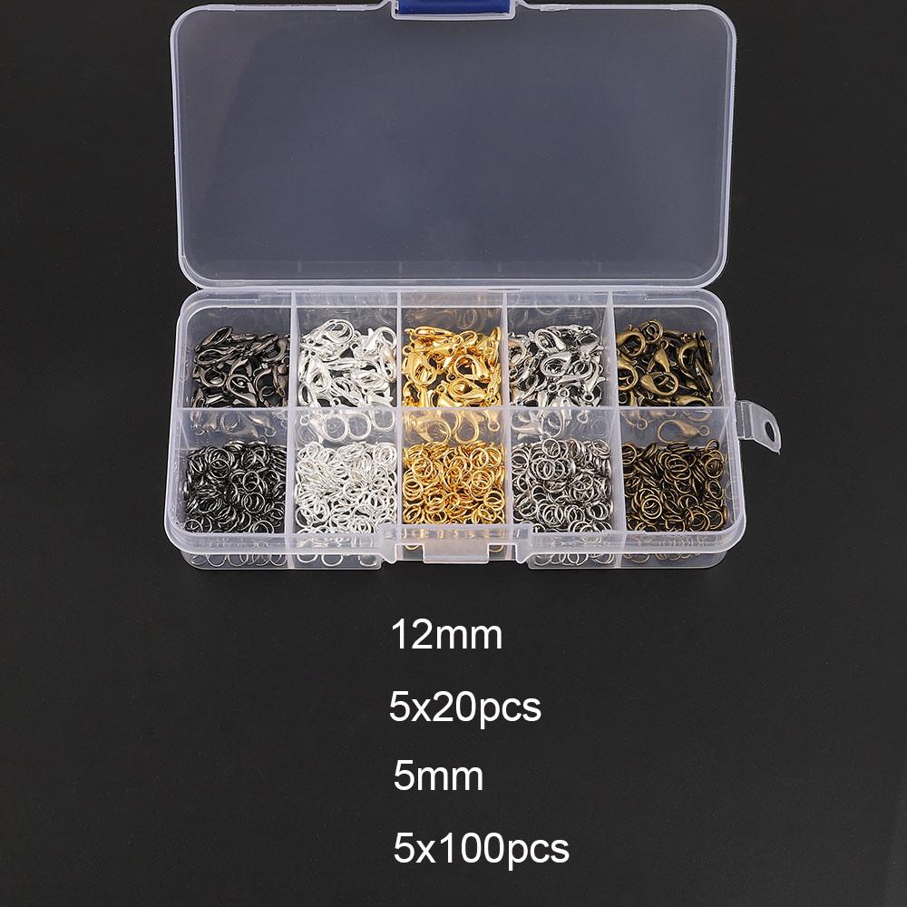 Gemischte Stile Schmuckzubehör Biegeringe Verschlüsse Becher Ohrhaken Biegering Haken Stift Box-Sets für DIY Zubehör Schmuckherstellung von Joom DACH