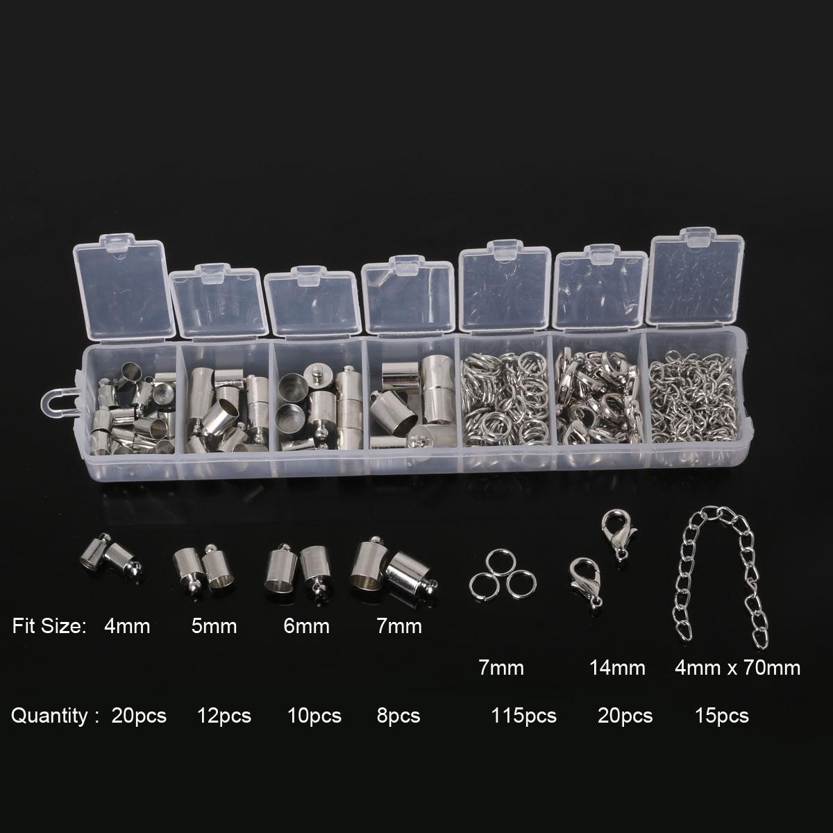 Gemischte Stile Schmuckzubehör Biegeringe Verschlüsse Becher Ohrhaken Biegering Haken Stift Box-Sets für DIY Zubehör Schmuckherstellung von Joom DACH