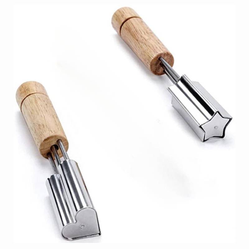 Gemüse Obst Cutter Stern Blume Herz Formen Edelstahl Cookie Stempel Form Dekorative Backen Handwerk Küche Zubehör Star von Joom DACH