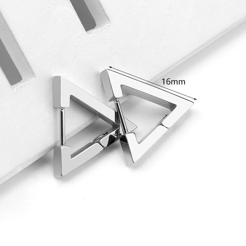 Geometrische Ohrringe Mini Gold Farbe Ohrringe Damen Ohrringe Titan Stahl Ohrringe Creolen Neue trendige Ohrringe 1 von Joom DACH