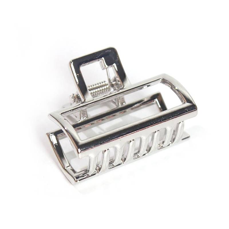 Geometrische quadratische Form Metall Hairgrip Haarnadeln Legierung Haarspange Haarschmuck Kopfbedeckung Mädchen 1 silber von Joom DACH
