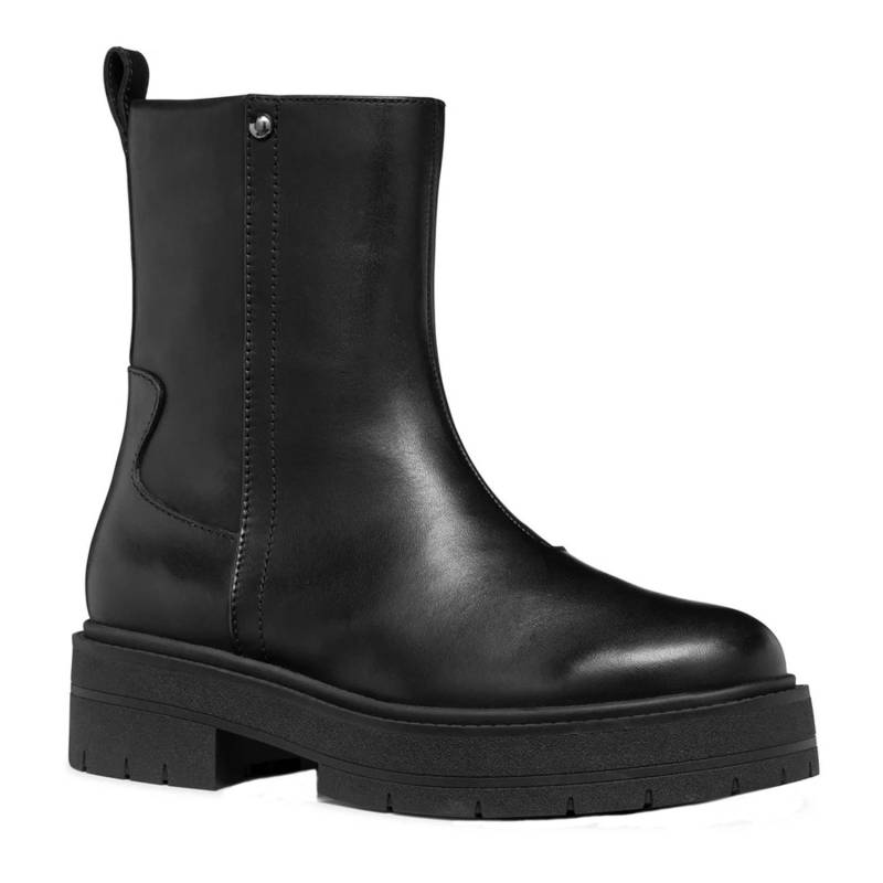 Geox Damen/Damen D Spherica Ec7 Lackleder Stiefeletten 5 UK schwarz Geox Damen/Damen D Spherica Ec7 Lackleder Stiefeletten 5 UK schwarz von Joom DACH