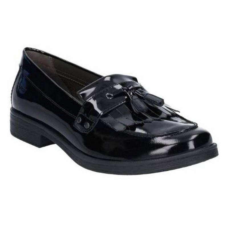 Geox Girls J Agata Ein Slip On Lederschuh 2.5 UK schwarz von Joom DACH