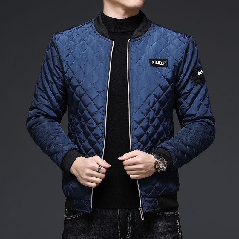 Gepolsterte Herren Herbst- und Winter-Wattierte Kleidung Koreanische Version Jugend Dünne Baseballkleidung Kurze Wattierte Jacken und Jacken XL von Joom DACH