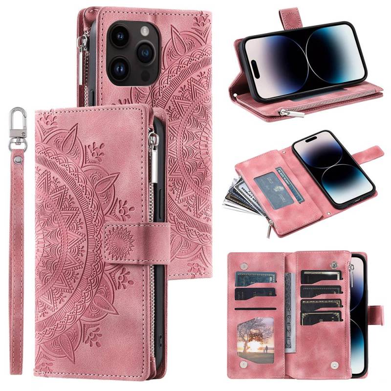 Geprägte Flip Wallet Reißverschluss Ledertasche für iPhone 16 15 14 Plus 13 12 Pro Max Xs Max Samsung S25 S24 S23 S22 S21 Ultra Plus FE A16 A55 A14 A54 A53 iPhone 14 Pro Max rosa Geprägte Flip Wallet Reißverschluss Ledertasche für iPhone 16 15 14 Plus 13 12 Pro Max Xs Max Samsung S25 S24 S23 S22 S21 Ultra Plus FE A16 A55 A14 A54 A53 iPhone 14 Pro Max rosa von Joom DACH