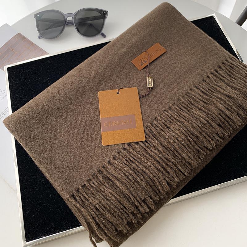 Gerunsi Kaschmirschal: Hochwertiger, warmer, dicker Winterschal für Damen und Herren von Joom DACH