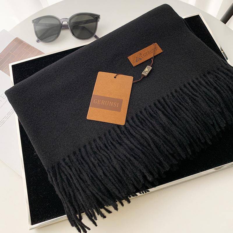 Gerunsi Kaschmirschal: Hochwertiger, warmer, dicker Winterschal für Damen und Herren von Joom DACH