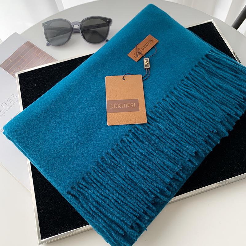 Gerunsi Kaschmirschal: Hochwertiger, warmer, dicker Winterschal für Damen und Herren von Joom DACH