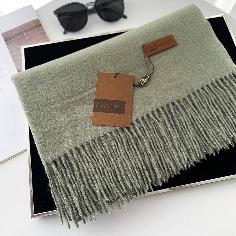 Gerunsi Kaschmirschal: Hochwertiger, warmer, dicker Winterschal für Damen und Herren von Joom DACH