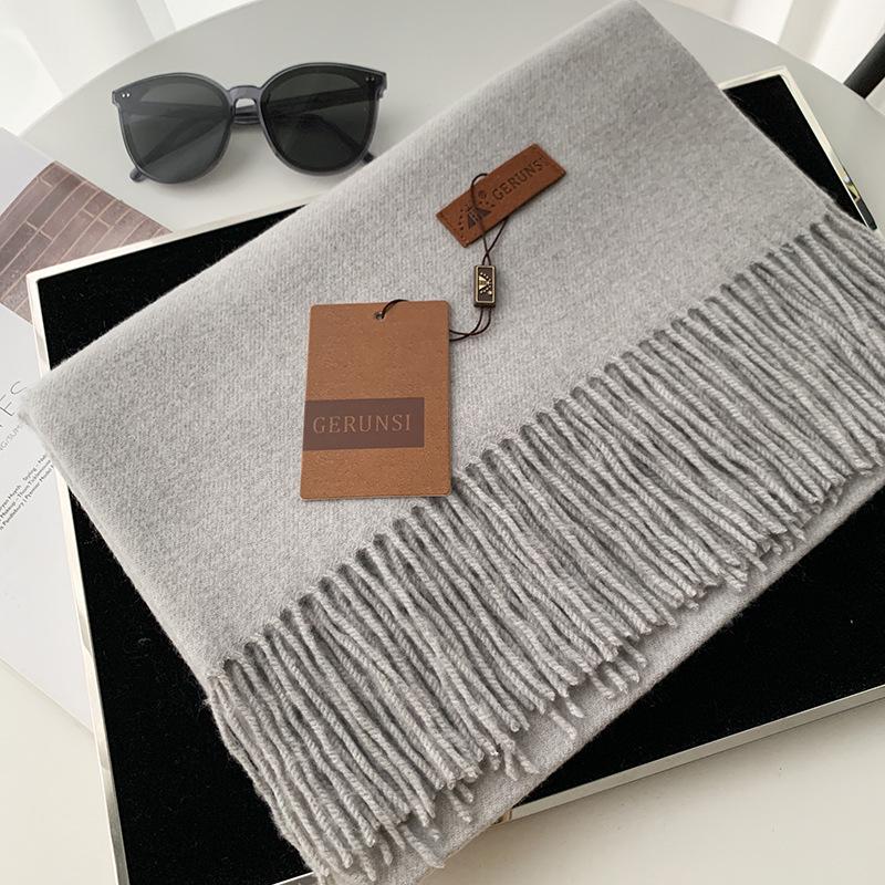 Gerunsi Kaschmirschal: Hochwertiger, warmer, dicker Winterschal für Damen und Herren von Joom DACH