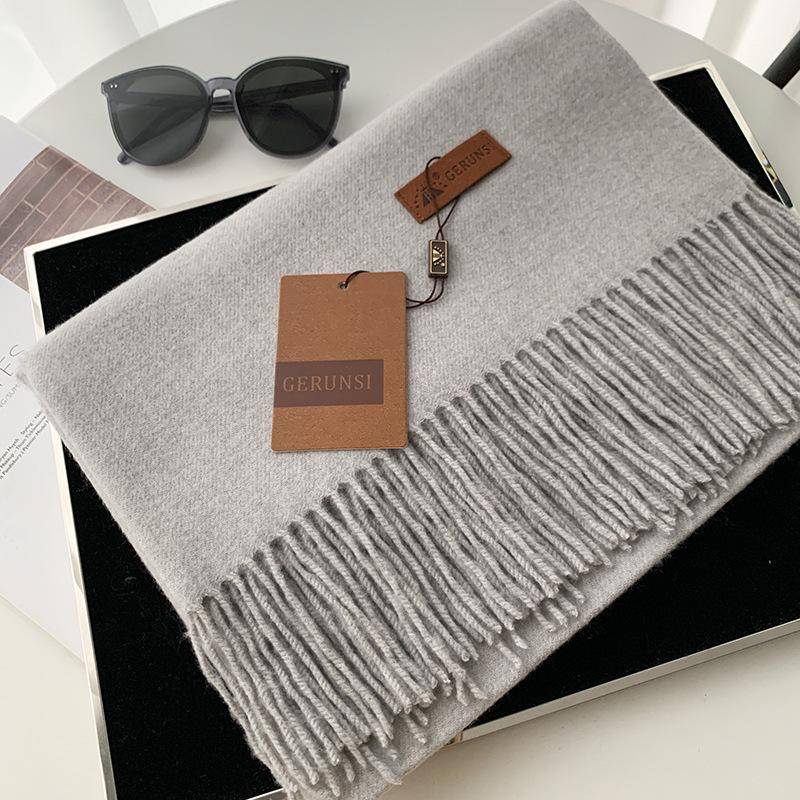 Gerunsi Kaschmirschal: Hochwertiger, warmer, dicker Winterschal für Damen und Herren von Joom DACH