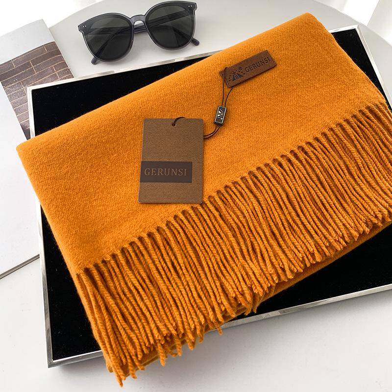 Gerunsi Kaschmirschal: Hochwertiger, warmer, dicker Winterschal für Damen und Herren von Joom DACH