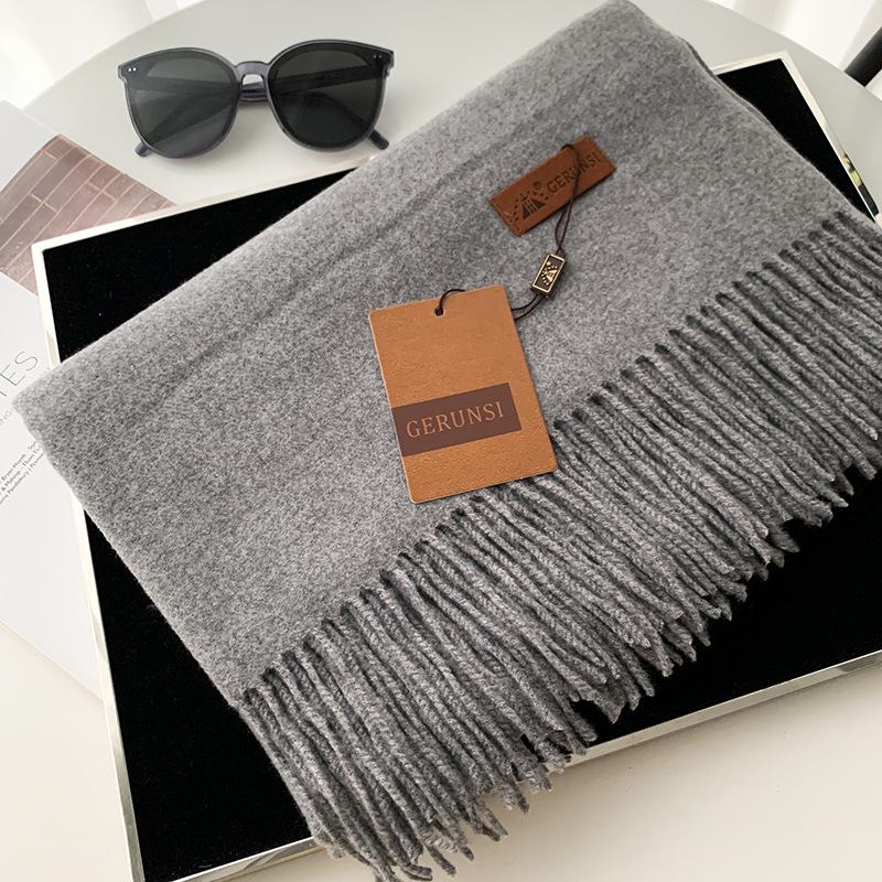 Gerunsi Kaschmirschal: Hochwertiger, warmer, dicker Winterschal für Damen und Herren von Joom DACH