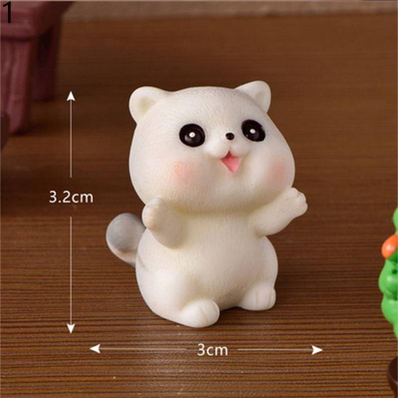 Geschenk Ornament Mini Wohnkultur Figuren Miniatur Süße Katze Garten Kätzchen für Kinder Kinder Baby Zimmer Dekoration Spielzeug Wohnkultur von Joom DACH