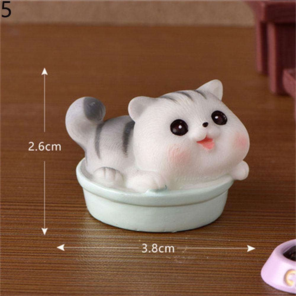 Geschenk Ornament Mini Wohnkultur Figuren Miniatur Süße Katze Garten Kätzchen für Kinder Kinder Baby Zimmer Dekoration Spielzeug Wohnkultur von Joom DACH