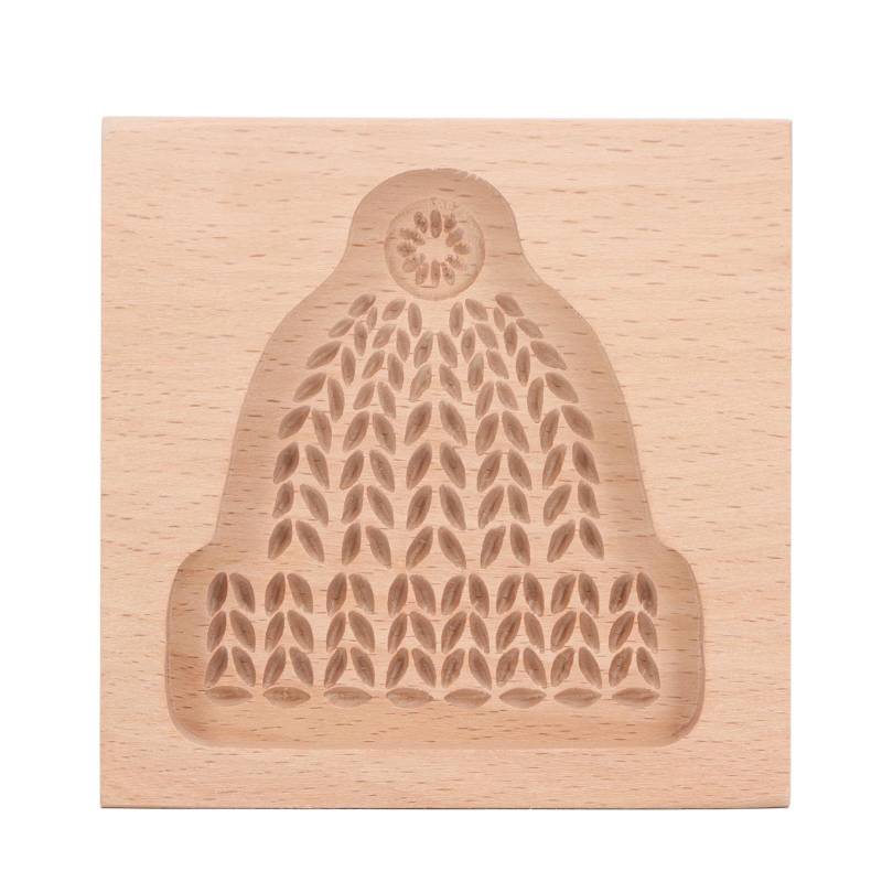 Geschnitzte Holz Cookies Cutter Mold Küche Lebkuchen Keks Presse Stempel Präge Form Weihnachten Xmas Tree von Joom DACH