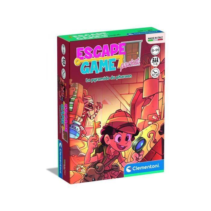 Gesellschaftsspiel Escape Game Pocket - Die Pyramide des Pharao - Clementoni - Kind - 2 Spieler oder mehr - Braun von Joom DACH
