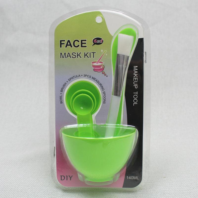 Gesichtsbürste, Maskenschüssel, Löffel-Set, Maskenpinsel-Bar, DIY-Schönheitswerkzeuge, Mischwerkzeuge, Hautpflege, Make-up-Zubehör, Frau grün Gesichtsbürste, Maskenschüssel, Löffel-Set, Maskenpinsel-Bar, DIY-Schönheitswerkzeuge, Mischwerkzeuge, Hautpflege, Make-up-Zubehör, Frau grün von Joom DACH