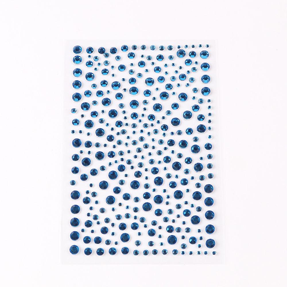 Gesichtsdekorationen Strass Aufkleber für Musik Festival Halloween Party Mobile Kristall Aufkleber Kinder Spielzeug DIY Diamant Aufkleber blau von Joom DACH