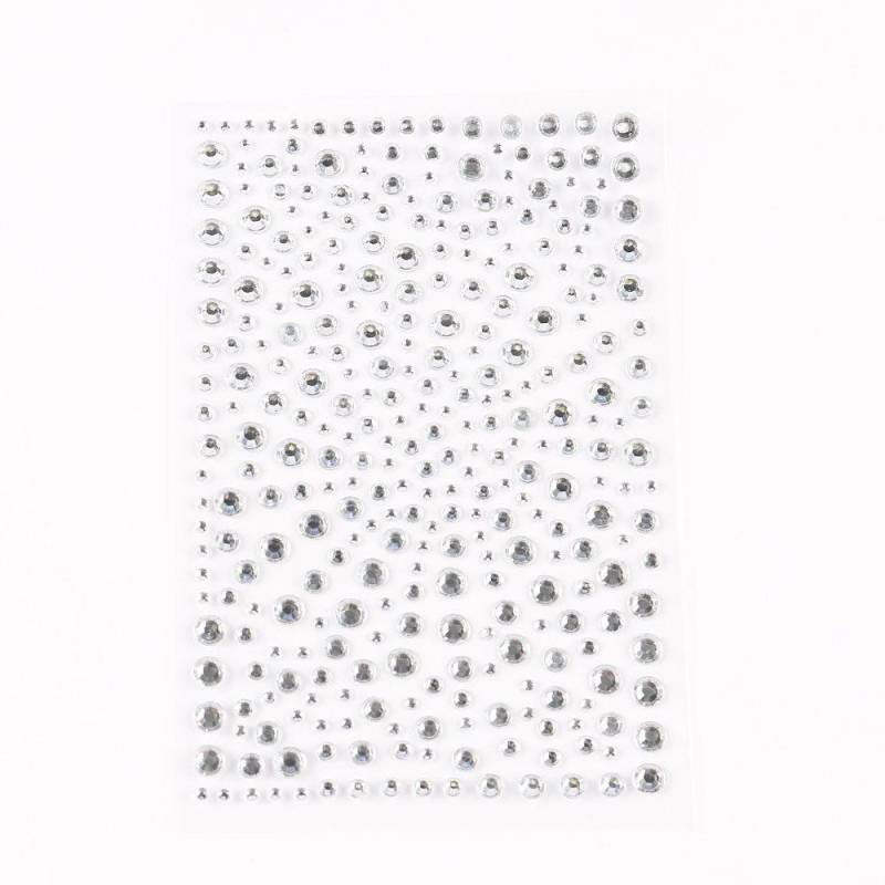 Gesichtsdekorationen Strass Aufkleber für Musik Festival Halloween Party Mobile Kristall Aufkleber Kinder Spielzeug DIY Diamant Aufkleber weiß von Joom DACH