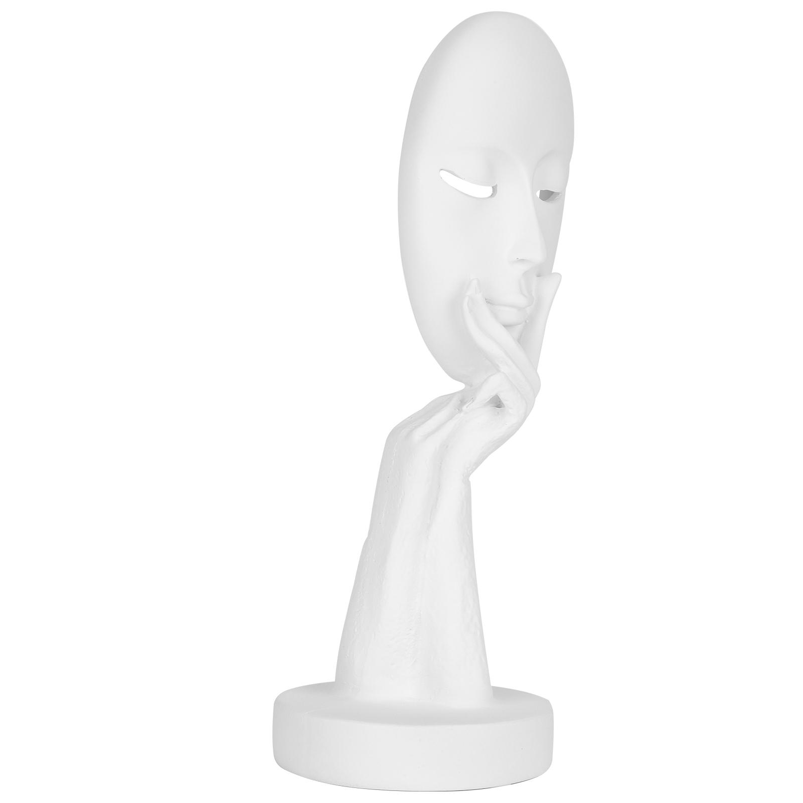 Gesichtskunst Statue Abstrakte Charaktere Maske Handwerk Harz Handgefertigte Ornamente Skulptur von Joom DACH