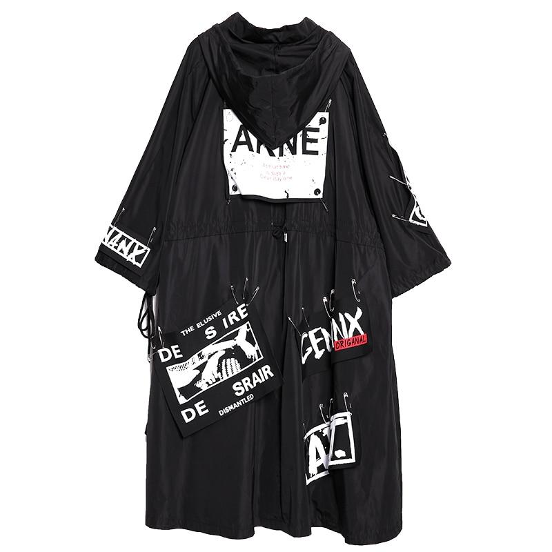 Gespleißt Plus Größe Schwarz Graben Für Frauen Flut Lange Print Street Hoodie Casual Weibliche Mantel Mit Breiter Taille 2019 ZLL1100 One Size schwarz Gespleißt Plus Größe Schwarz Graben Für Frauen Flut Lange Print Street Hoodie Casual Weibliche Mantel Mit Breiter Taille 2019 ZLL1100 One Size schwarz von Joom DACH