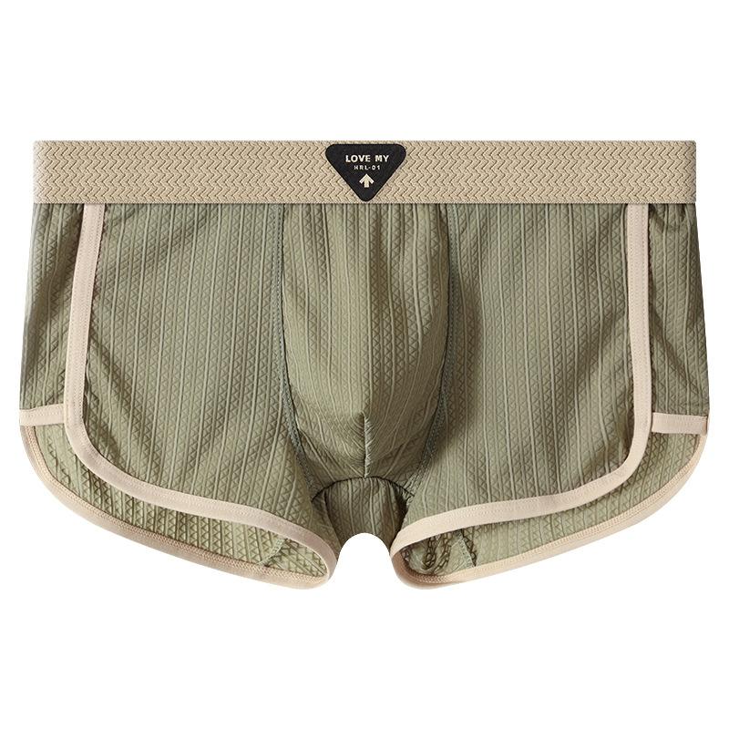 Gestreifte Boxer Herren Unterwäsche Atmungsaktiv Herren Boxershorts Cuecas Masculinas Boxershorts Herren Slips Größe 3XL 2XL grün von Joom DACH