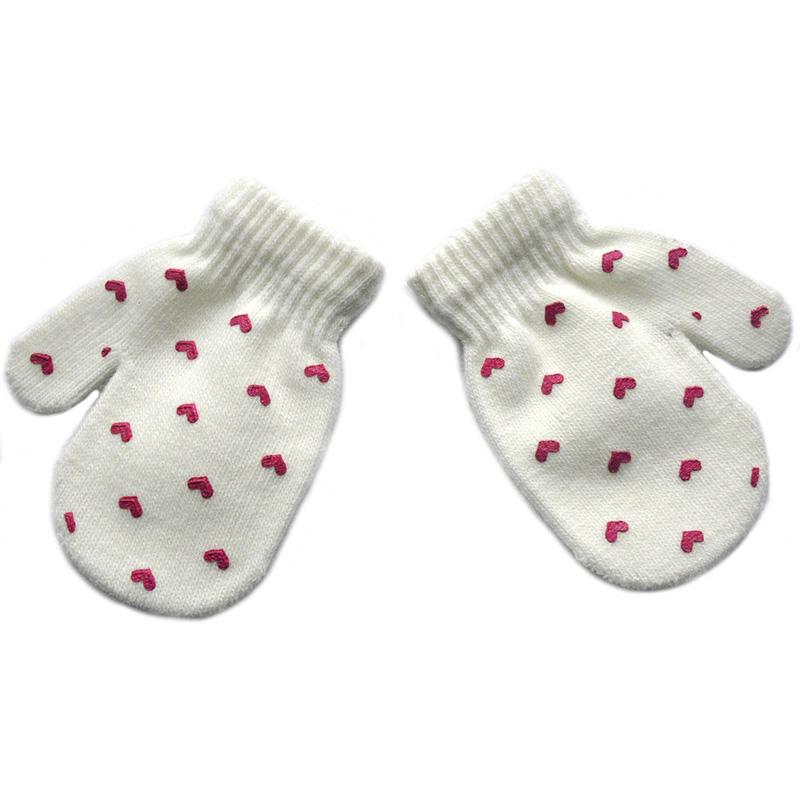 Gestrickte Handschuhe, Baby-Winterhandschuhe, Baby-Fäustlinge für Jungen und Mädchen, weich und warm von Joom DACH