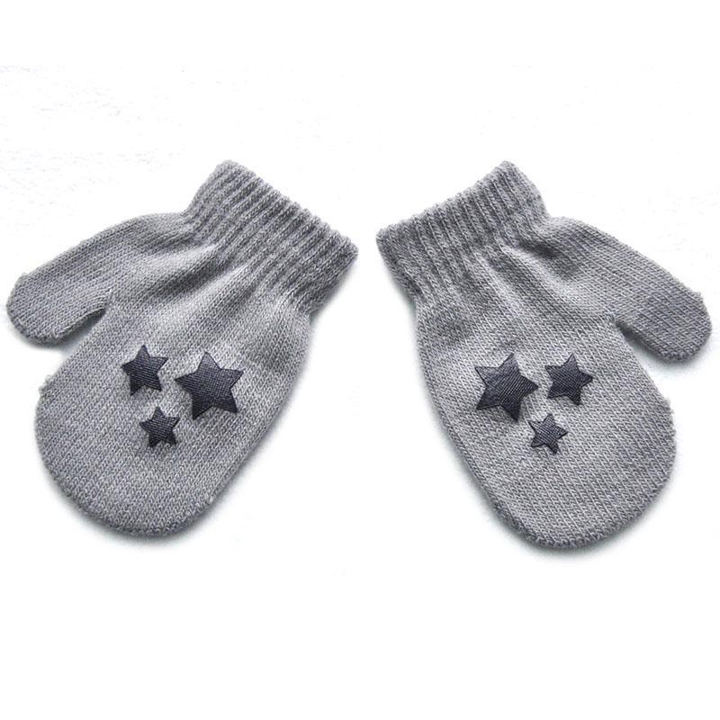 Gestrickte Handschuhe, Baby-Winterhandschuhe, Baby-Fäustlinge für Jungen und Mädchen, weich und warm von Joom DACH