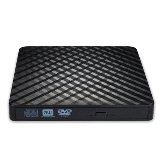 Gewelltes externes USB 3.0-Hochgeschwindigkeits-DVD-Brenner-optisches Laufwerk für PC-Laptop schwarz von Joom DACH