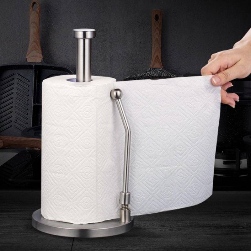 Gewichteten Basis Frische Film Regal Vertikale Papier Rolle Stehen Robust Servietten Rack Wohnzimmer Style 1 von Joom DACH