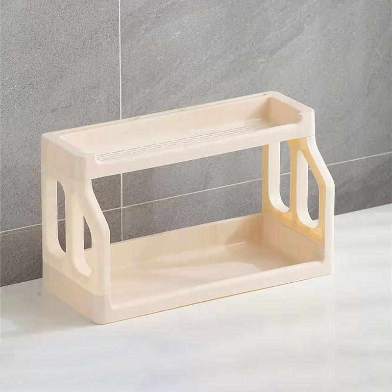 Gewürzregal Küche Lagerung Rack Öl Salz Lagerung Rack Würzen Haushalt Boden Mehrschicht messer Rack Schneidebrett Rack Home Storage Organizer A-41*26.5*35.5cm off-weiße von Joom DACH
