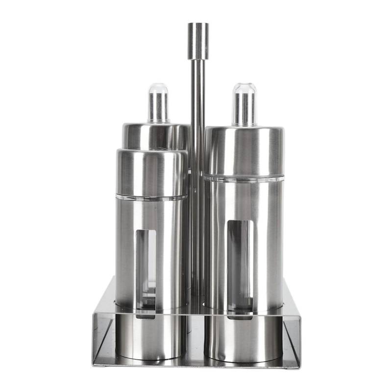 Gewürzstreuer 304 Edelstahl mit Sichtfenster Pfefferstreuer für Restaurant Zuhause BBQ Salz 4 von Joom DACH