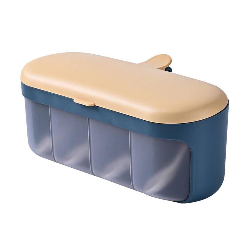 Gewürztopf Mehrfachfach Unterteilte Gläser Aufbewahrung Modische Gewürzbox mit Deckel für die Küche von Joom DACH