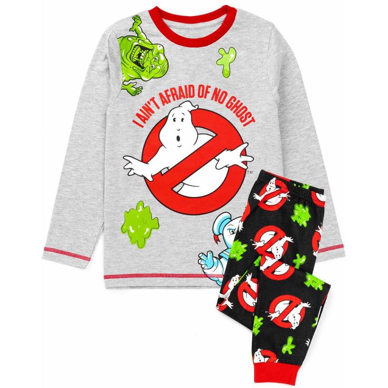 Ghostbusters Kinder/Kids I Ain´t Afraid Of No Ghost Pyjama Set 10-11 schwarz/grau von Joom DACH