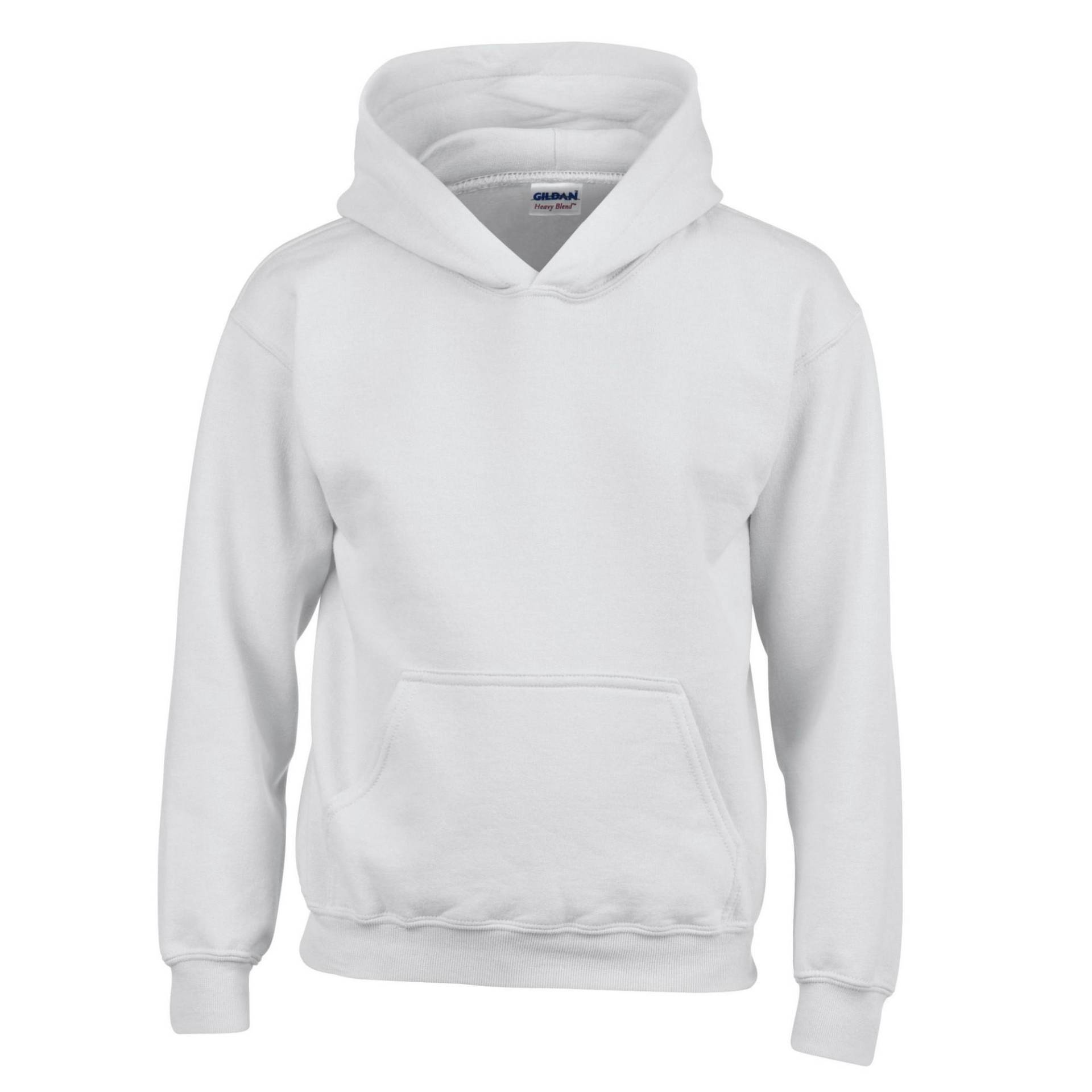 Gildan Heavy Blend Kapuzen-Sweatshirt für Kinder/Kinder 12-13 weiß von Joom DACH