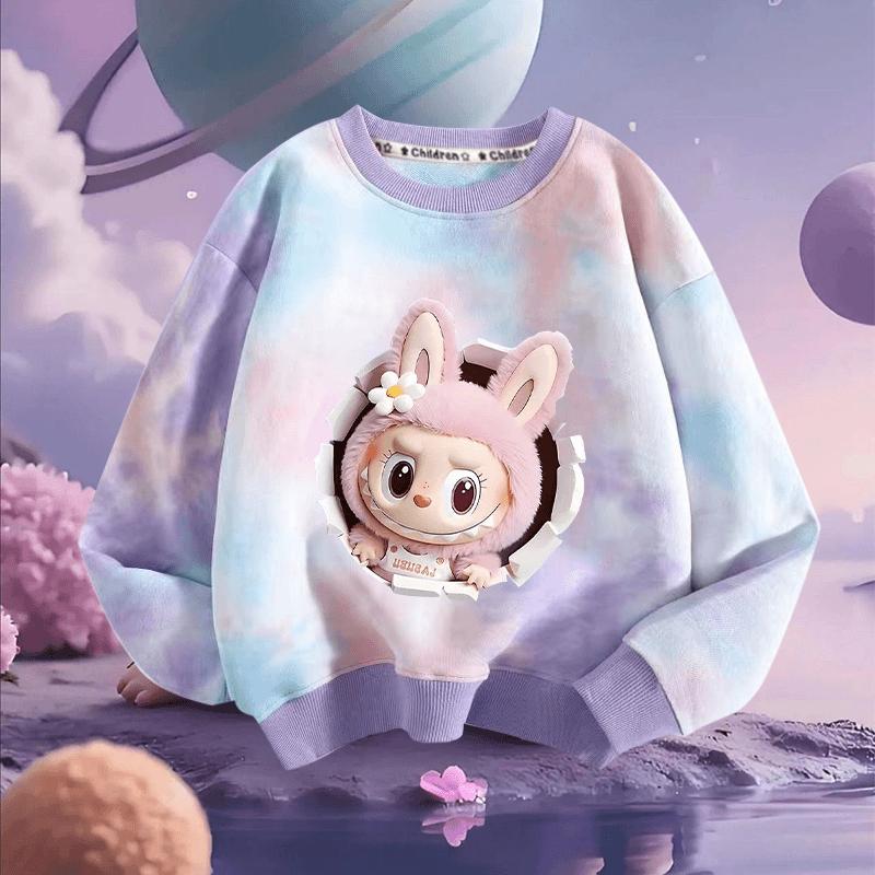 Mädchen Mode Hoodie, Frühling und Herbst Kinder LBB Locker Langärmliger Hoodie 140 von Joom DACH