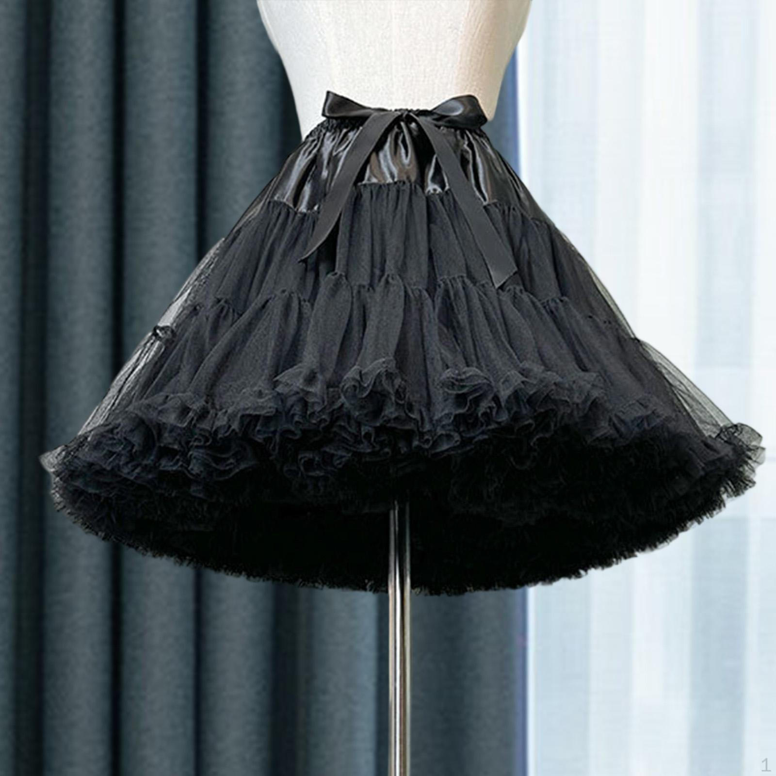 Girls Short Skirt Petticoat for Graduation And Prom Events schwarz von Joom DACH