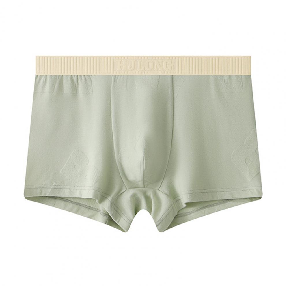 Glatte Boxershorts Bequeme Herren-Boxershorts mit breitem, elastischem Bund Slim Fit Design Atmungsaktive Baumwolle für den ganzen Tag M grün von Joom DACH