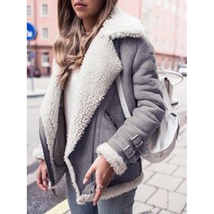 Global Station Locomotive Hirschleder Fleece Lammwolle Jacke Damen Pelz Baumwolljacke Baumwolljacke 5XL graue Global Station Locomotive Hirschleder Fleece Lammwolle Jacke Damen Pelz Baumwolljacke Baumwolljacke 5XL graue von Joom DACH